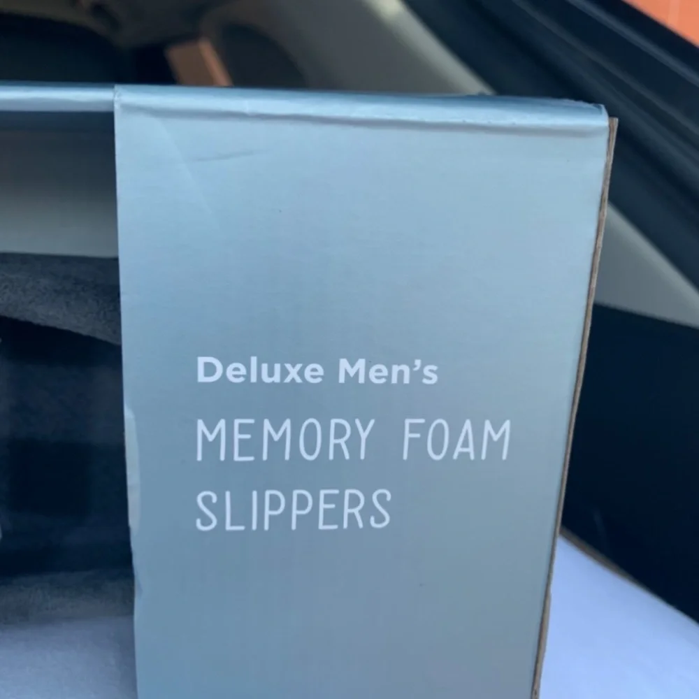 NWT Memory Foam Slippers men from Wayland Square Sz Small. Have 3 gray pairs